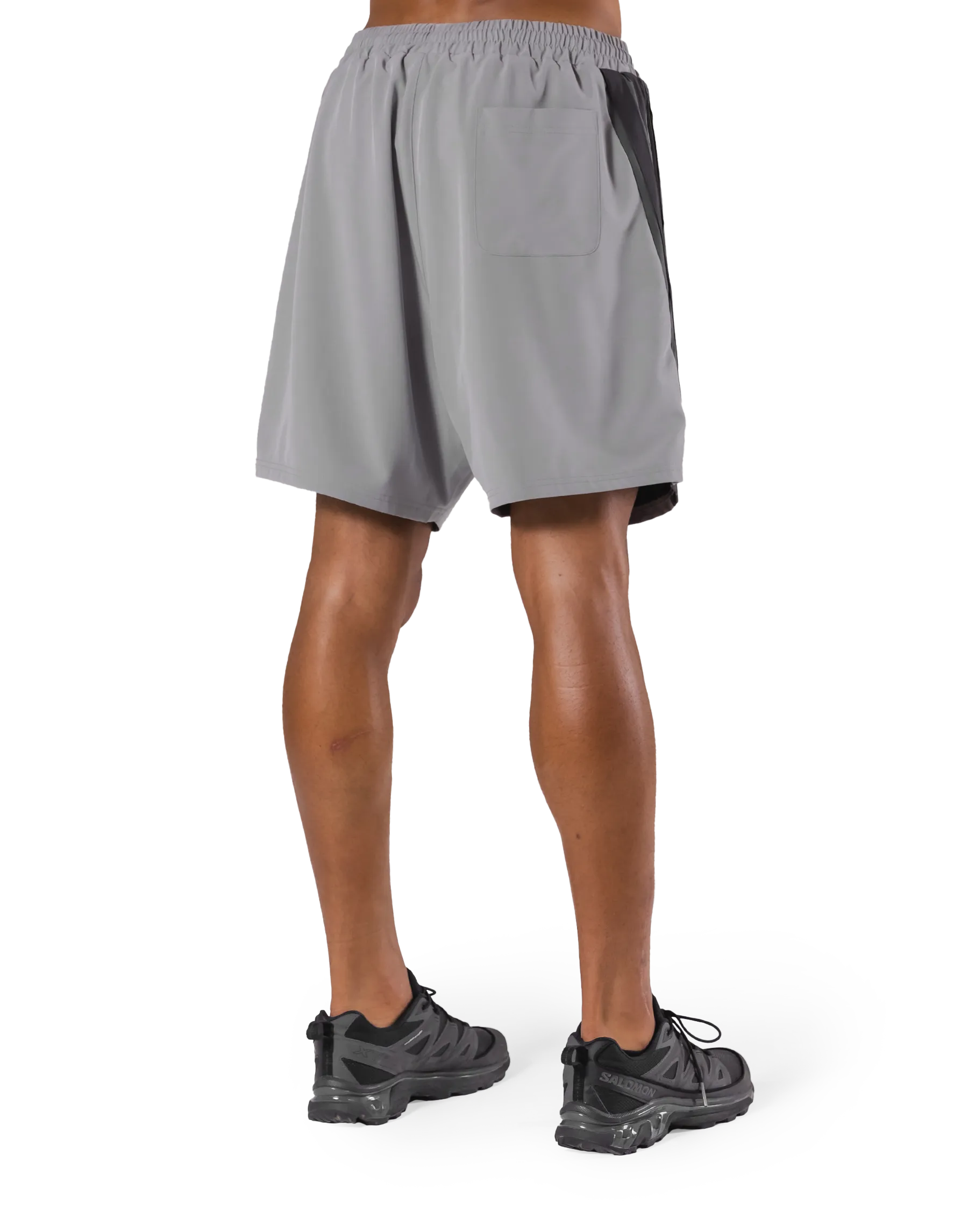 2Line Wide Shorts 2 - Grey