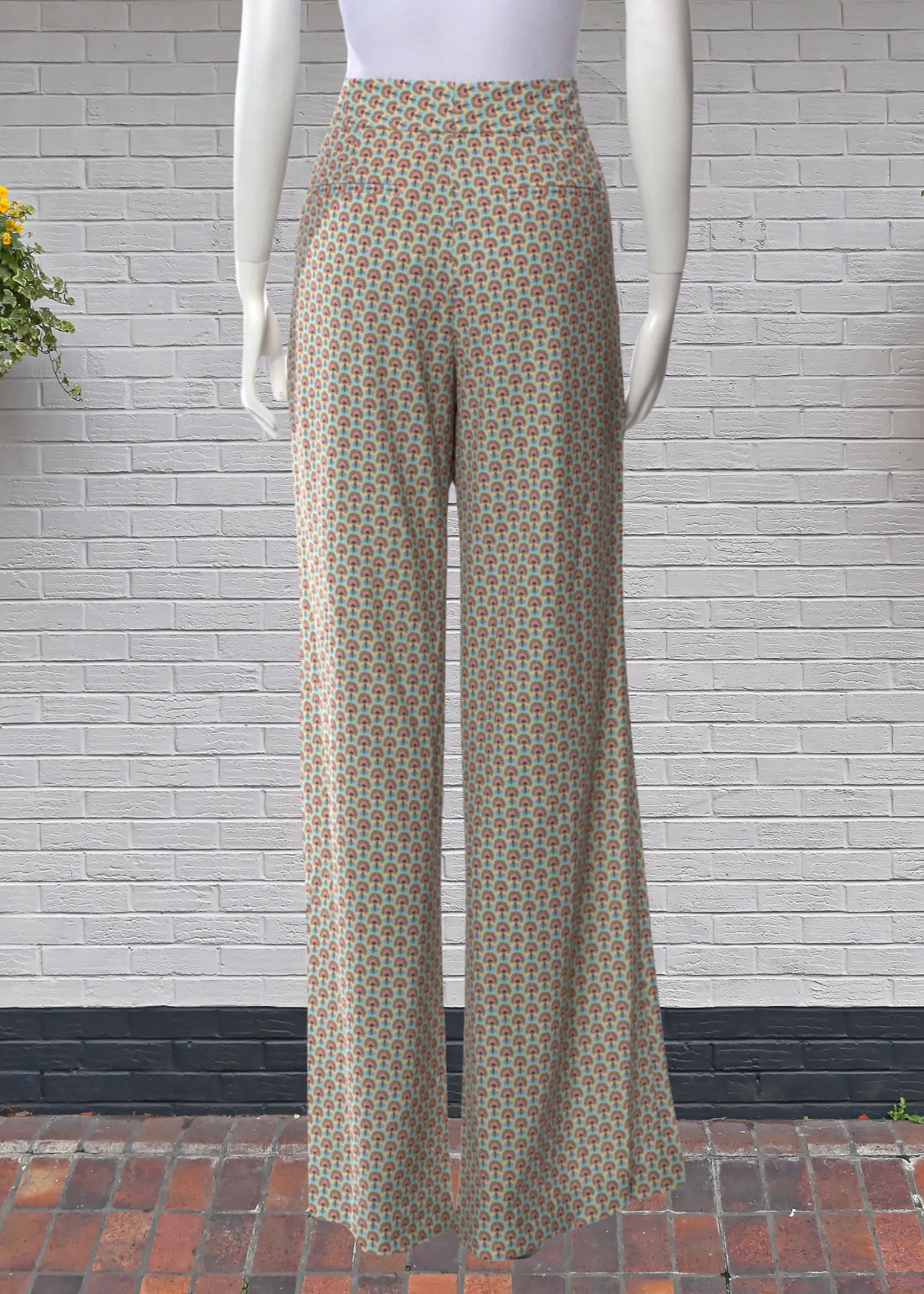 Alice   Olivia 'Solstice' Colorful Wide-Leg Pants
