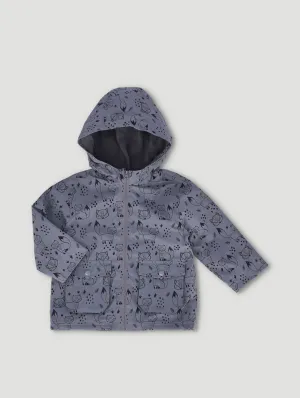 Baby Boys Cartoon Fox Rain Jacket