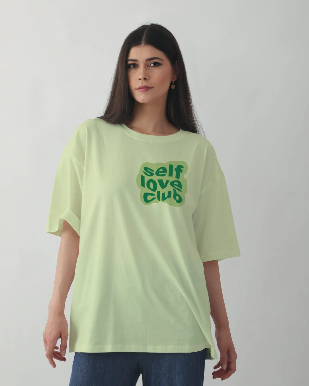 Bundle of 2 Women's Oversized Tees: Self Love and Dope Designs