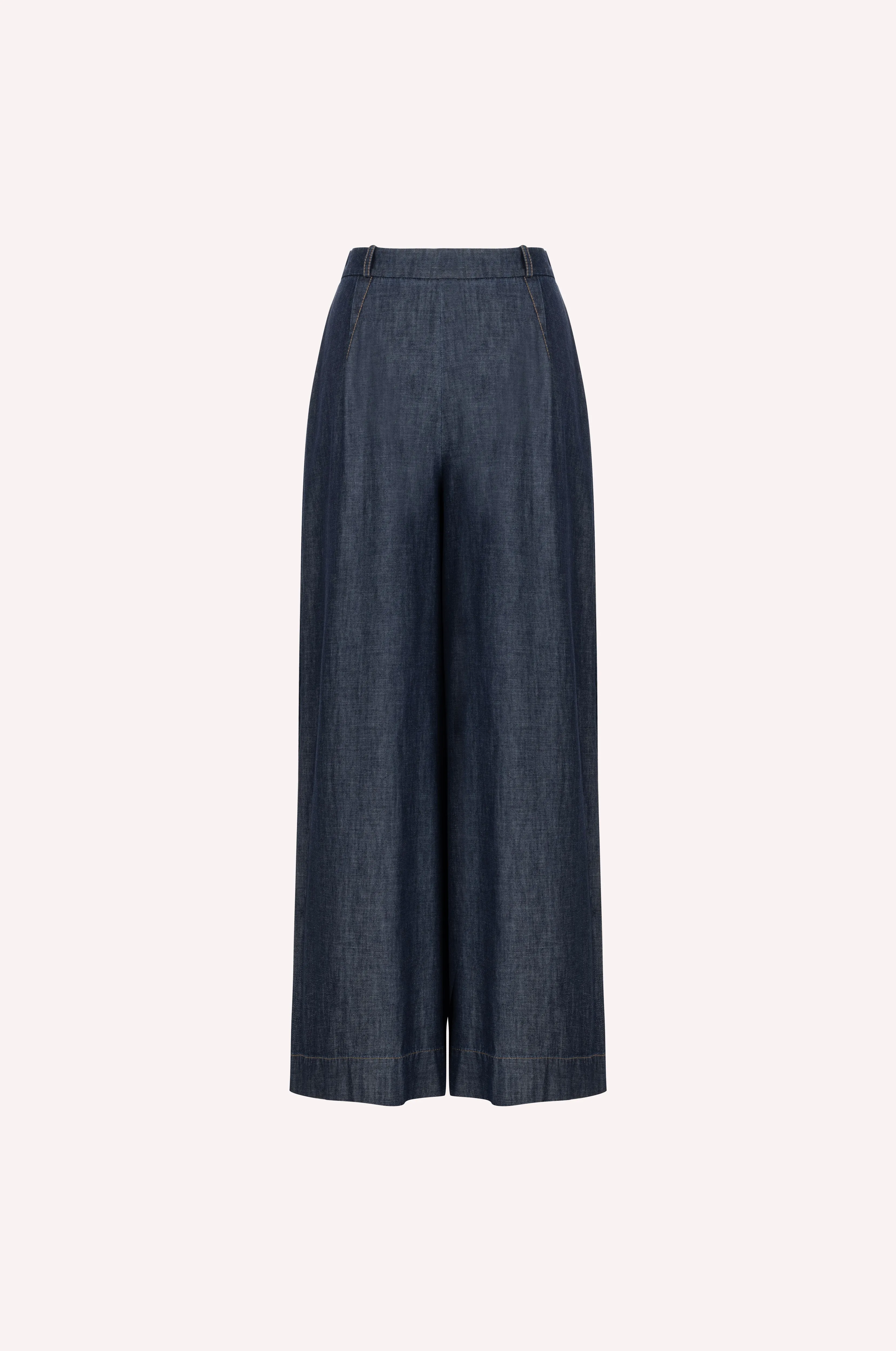 Chambray Wide Leg Pants