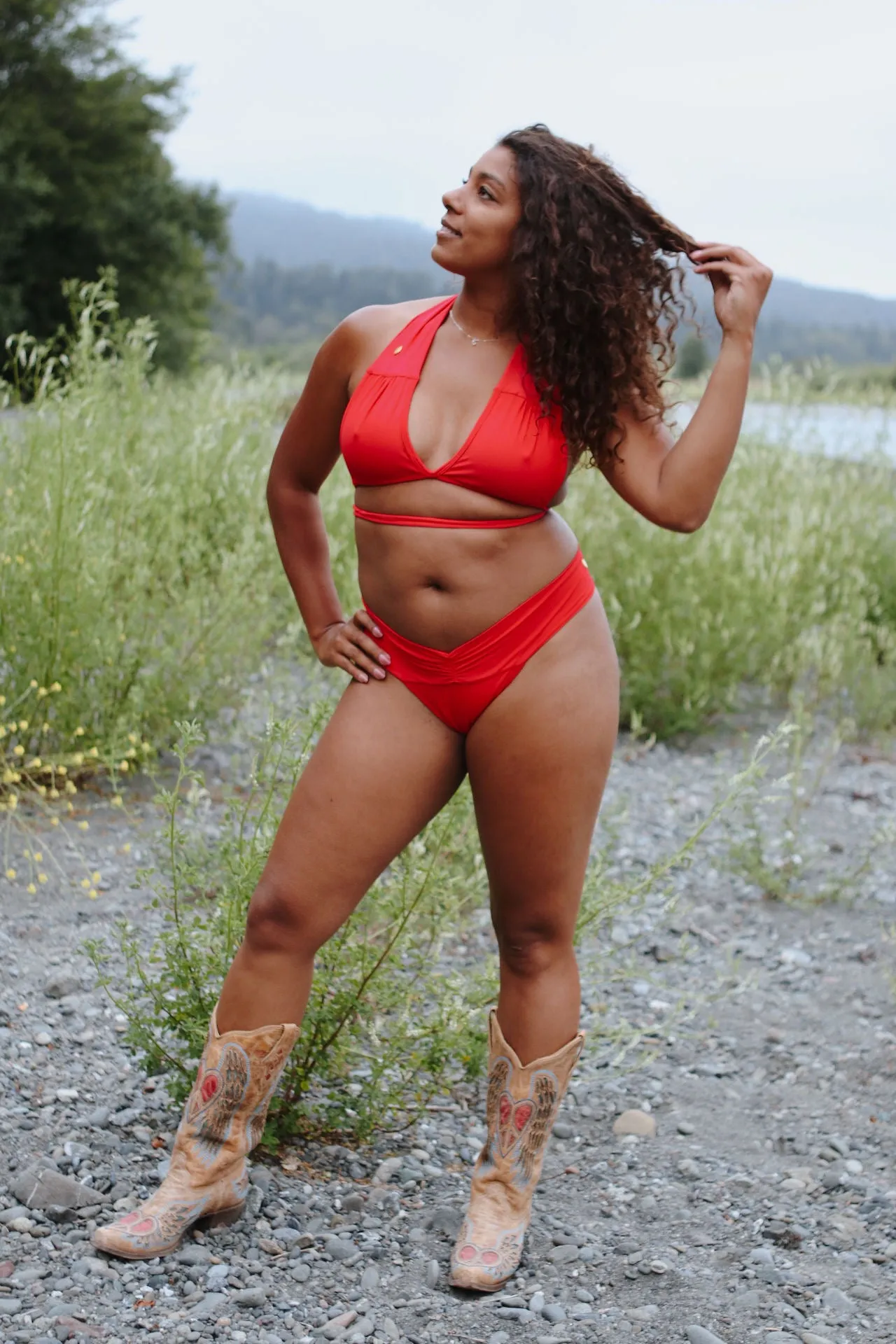 Cheeky Classic Bottoms- Red