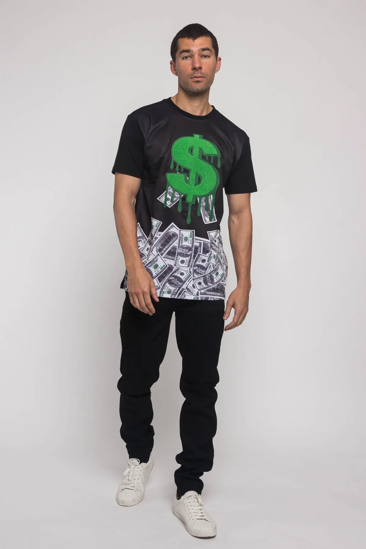 Chenille Dollar Sign T-Shirt