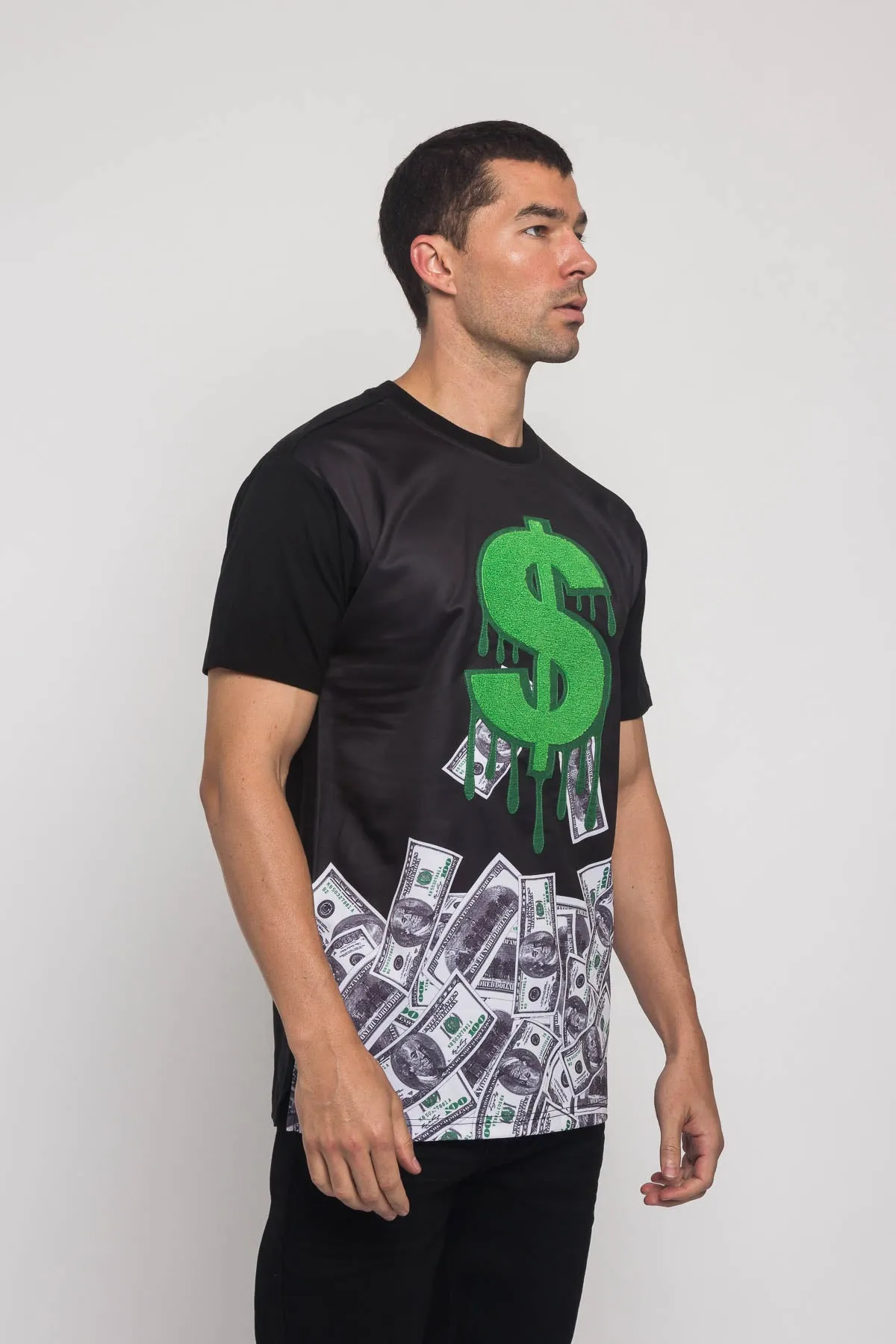 Chenille Dollar Sign T-Shirt