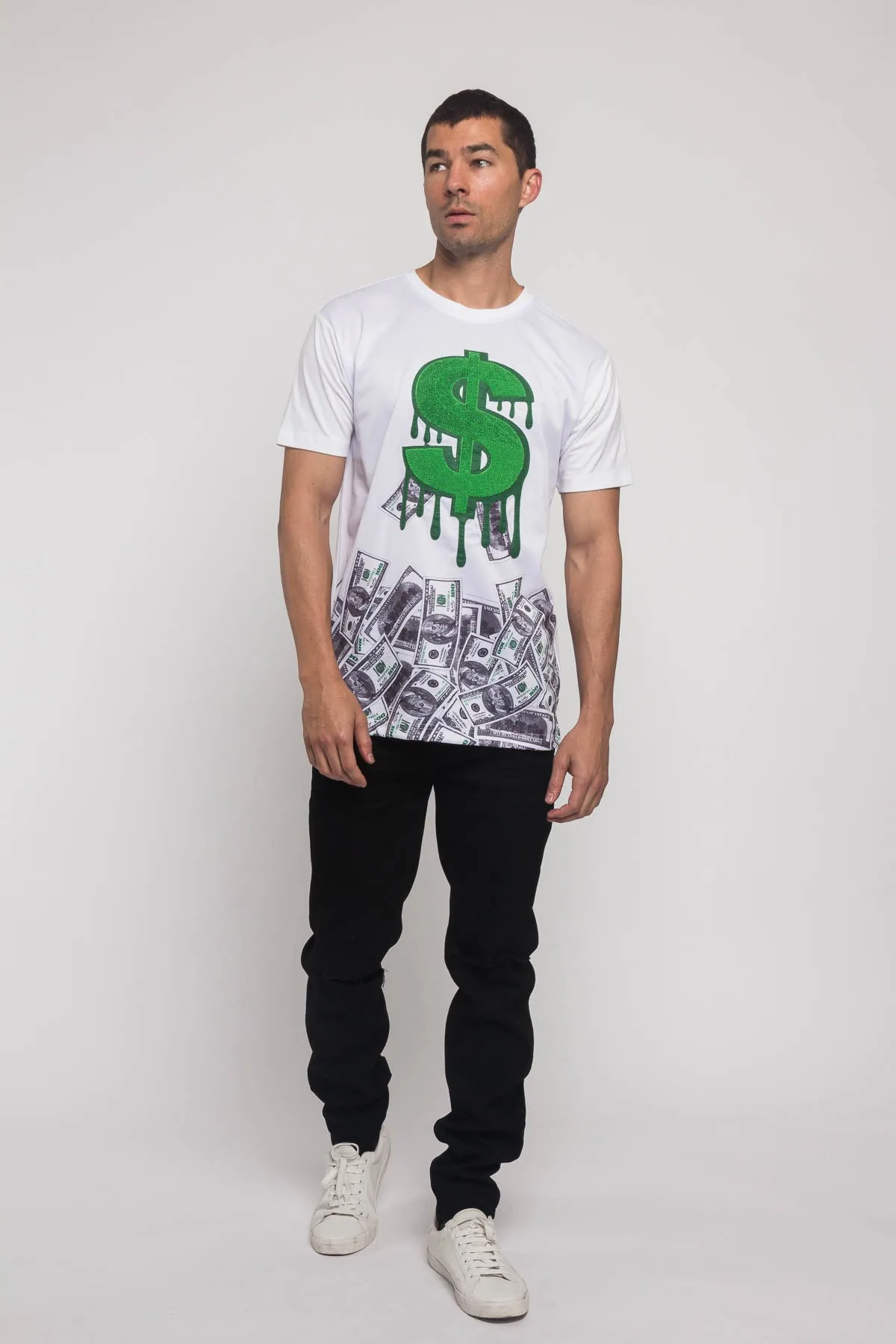 Chenille Dollar Sign T-Shirt