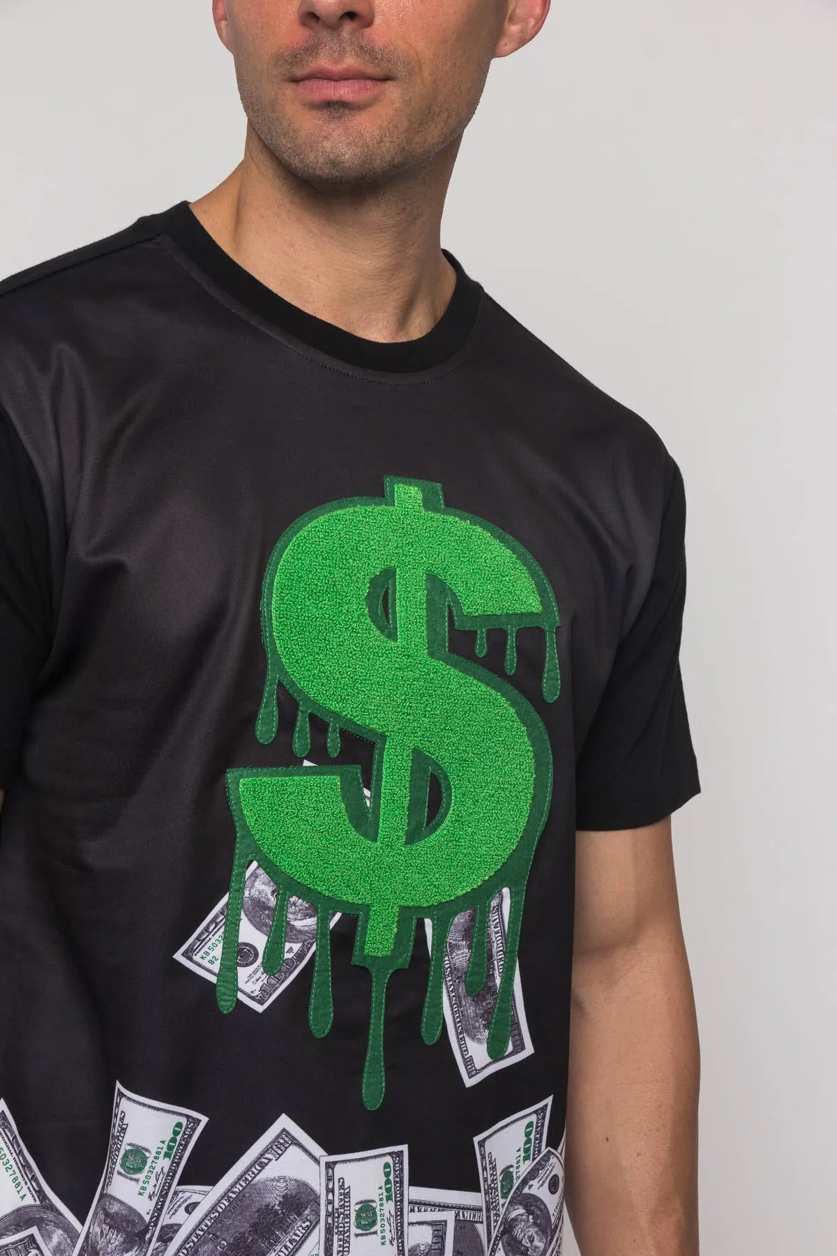 Chenille Dollar Sign T-Shirt