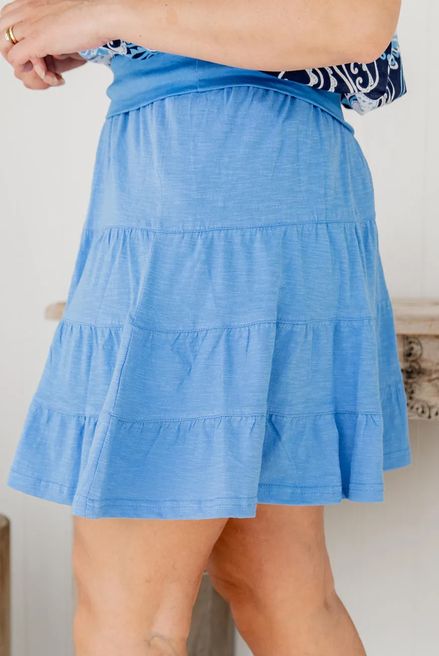 Comfortable Cotton Vacation Ruffle Skirt
