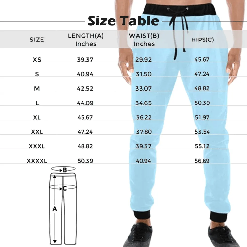 Custom Face Green Sweatpants Couple Matching Personalized Casual Sweatpants