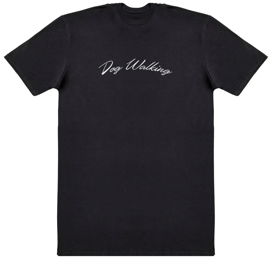 Dog Walking - Kids Oversized Comfy T-Shirt