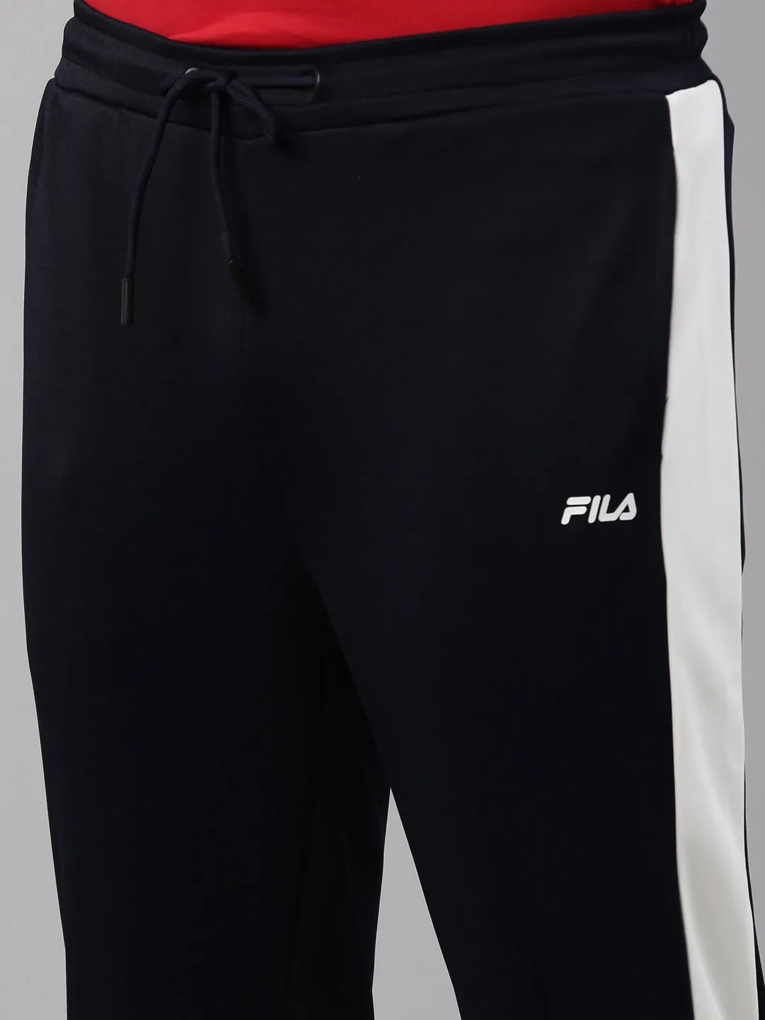 Fila White Avur Men's Cuffed Joggers