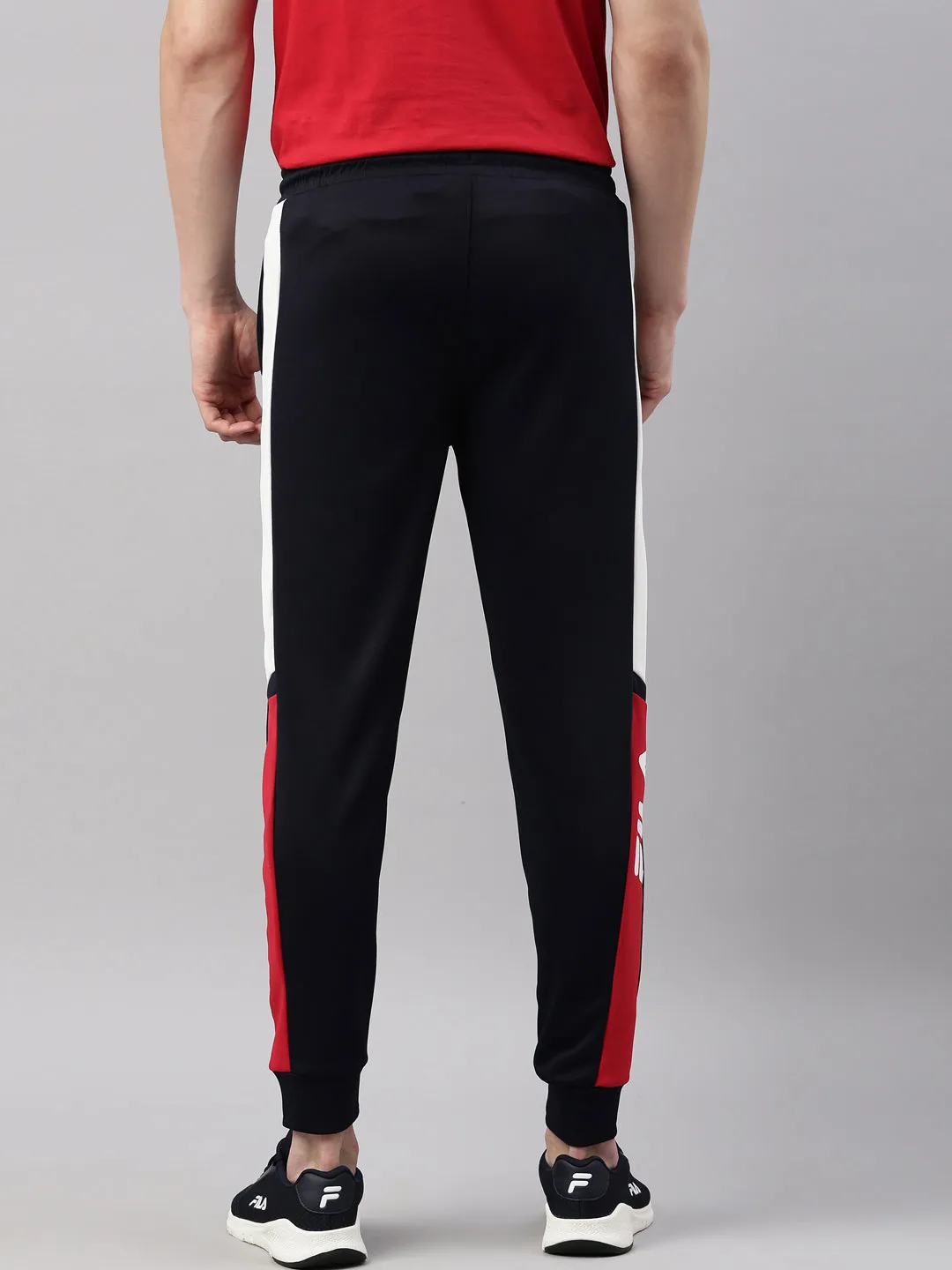 Fila White Avur Men's Cuffed Joggers