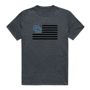 Georgia College and State University Bobcats USA Flag T-Shirt Tee