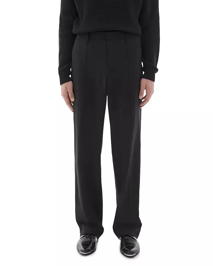 Helmut Lang Mens Pull-on Wool-Blend Trouser Dress Pants Size XL Black