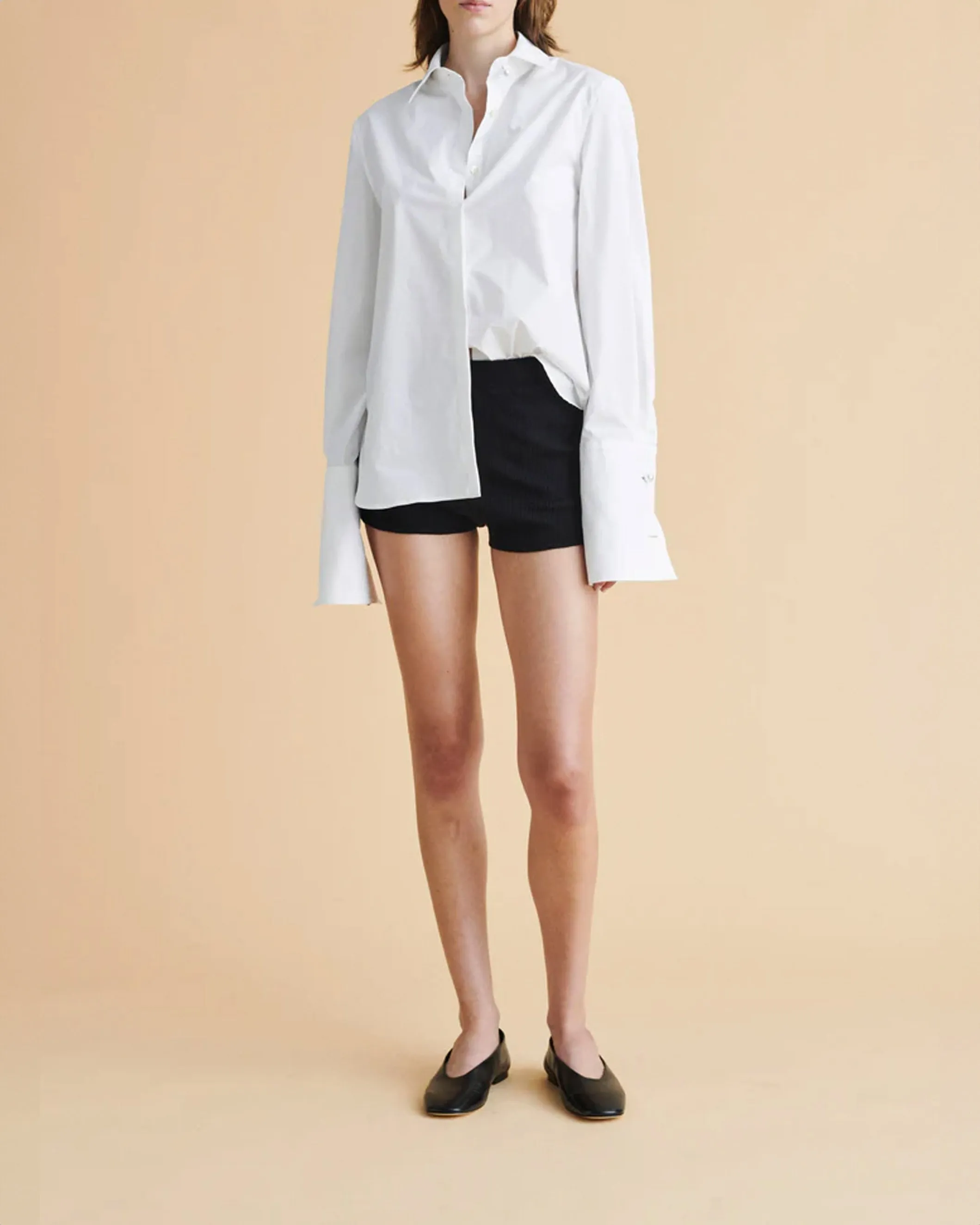 Kelly Fine Ribbed Cashmere Short