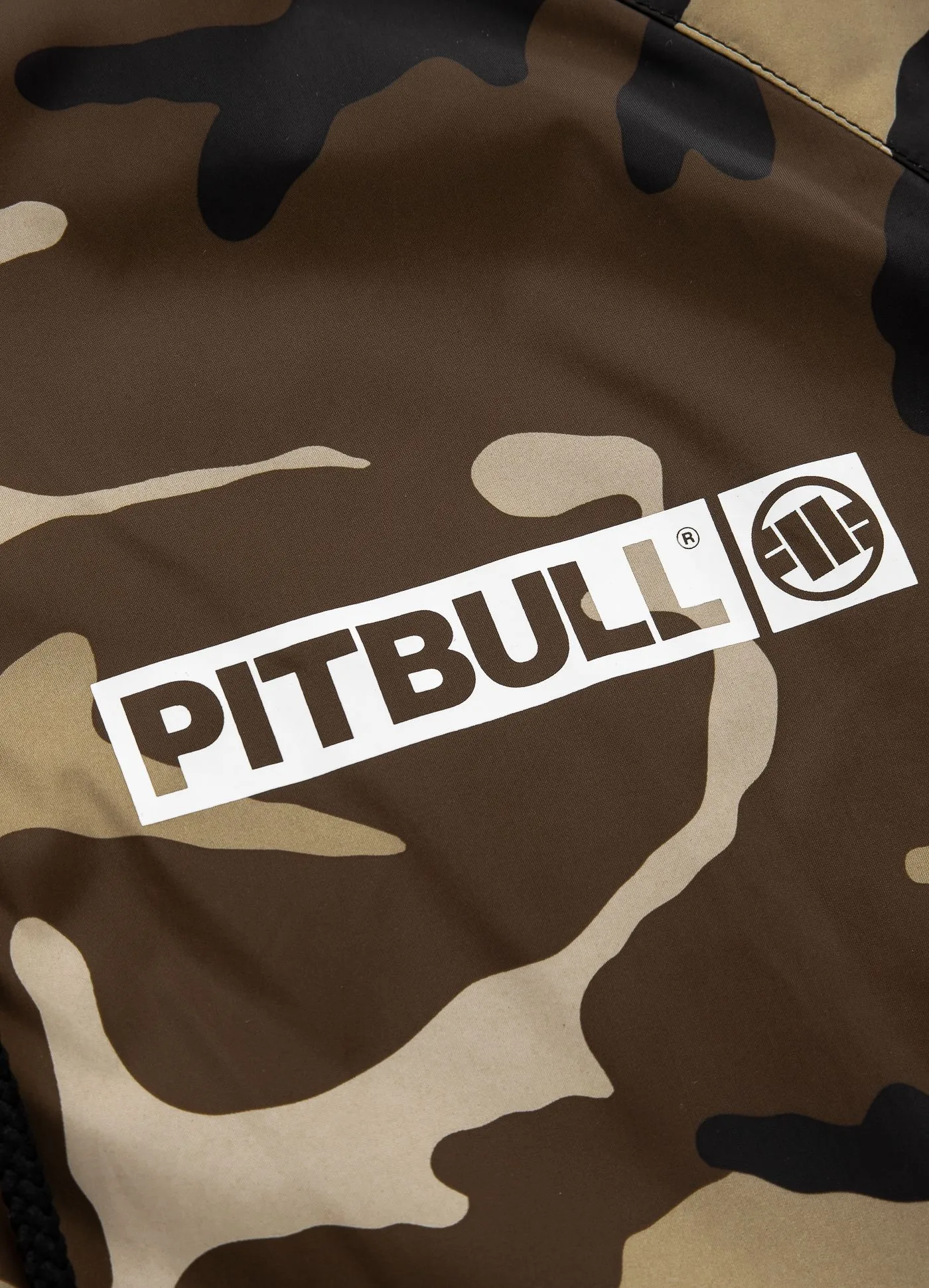 Men's hooded jacket Athletic Hilltop - Sand Camo