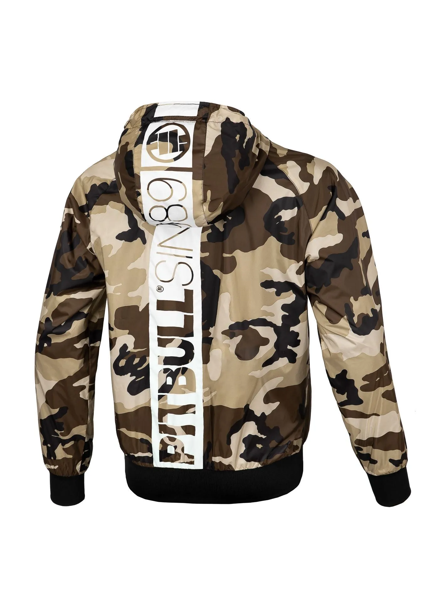 Men's hooded jacket Athletic Hilltop - Sand Camo