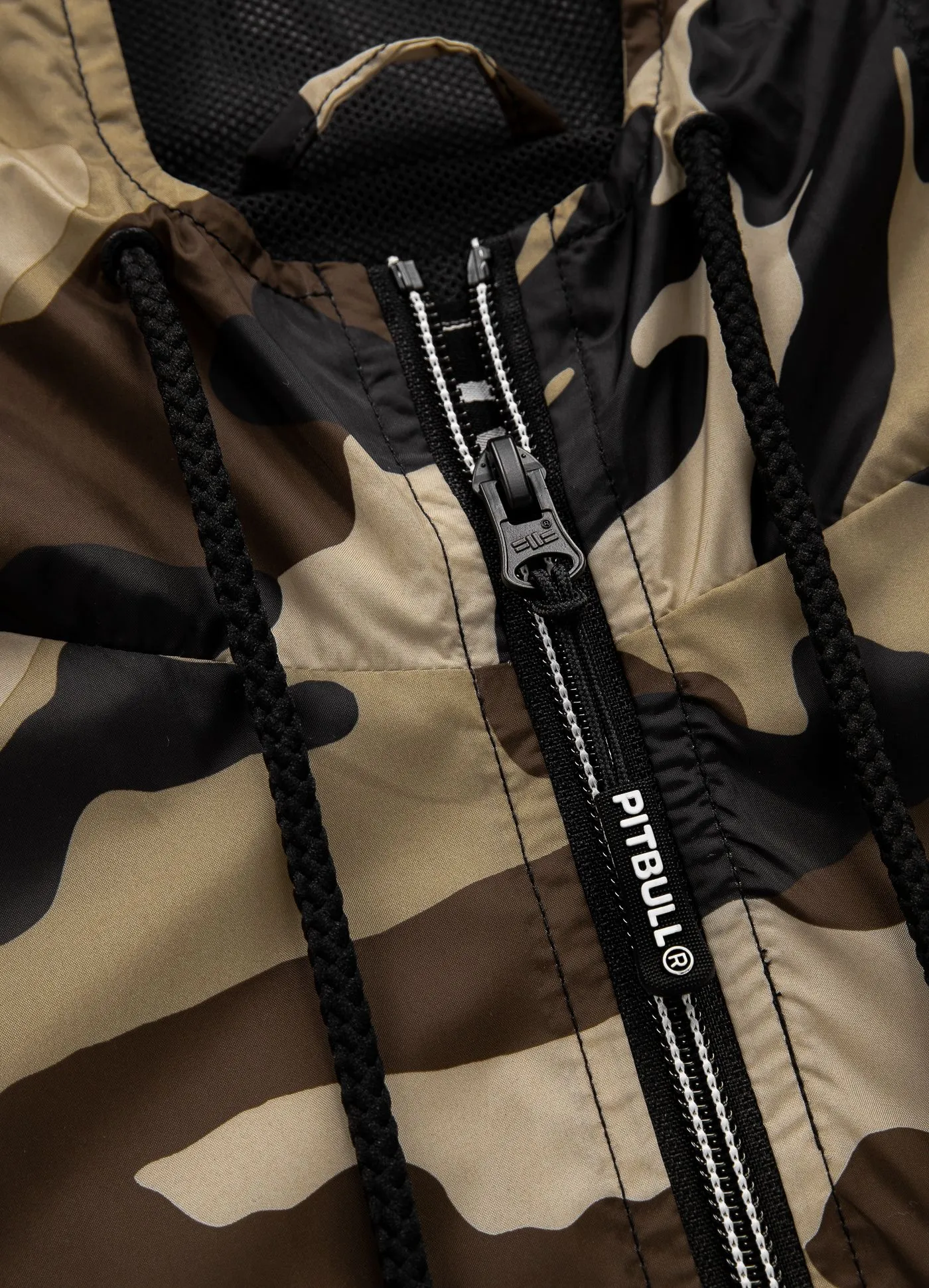 Men's hooded jacket Athletic Hilltop - Sand Camo
