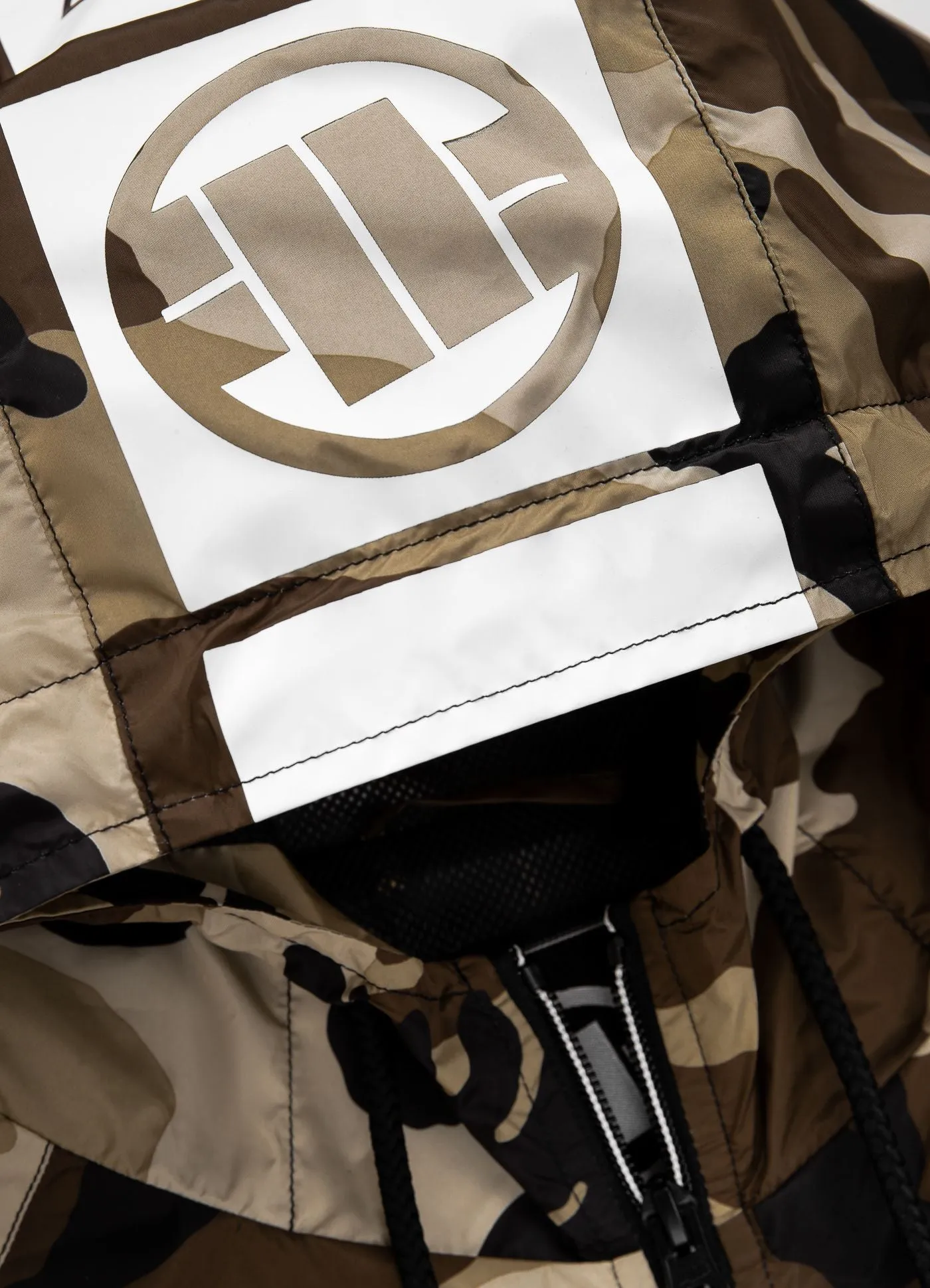 Men's hooded jacket Athletic Hilltop - Sand Camo