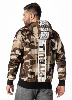 Men's hooded jacket Athletic Hilltop - Sand Camo