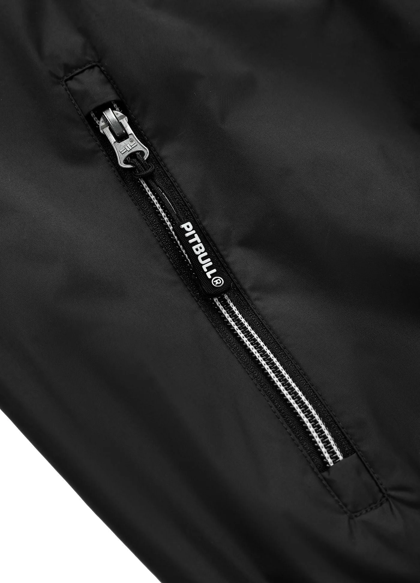Men's hooded jacket Athletic Logo - Black