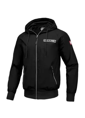 Men's hooded jacket Athletic Logo - Black