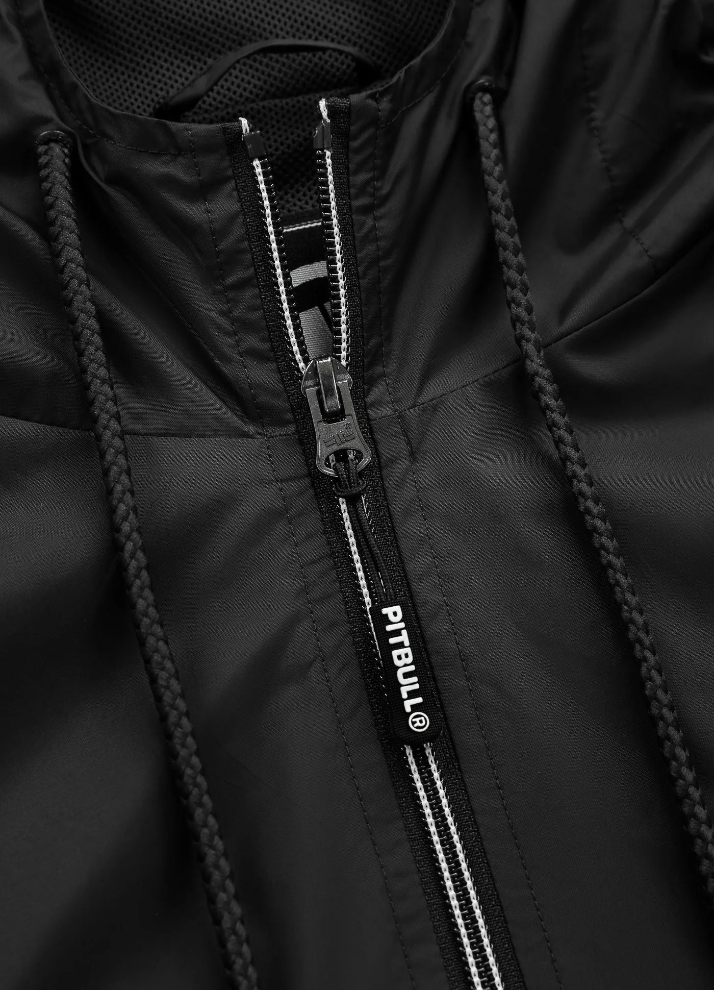Men's hooded jacket Athletic Logo - Black