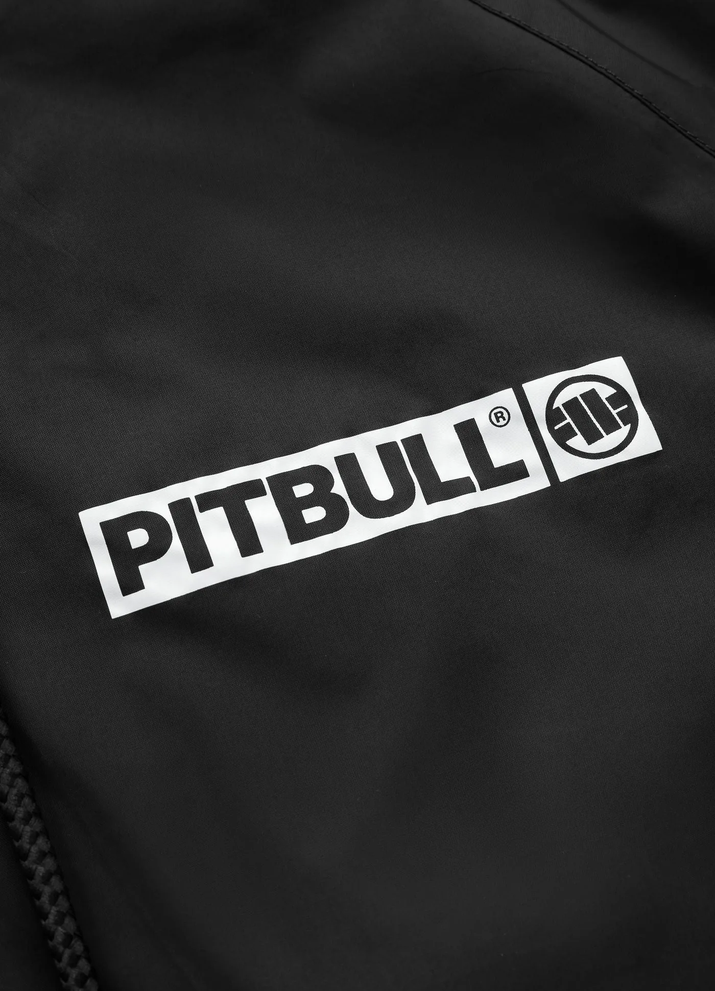 Men's hooded jacket Athletic Logo - Black