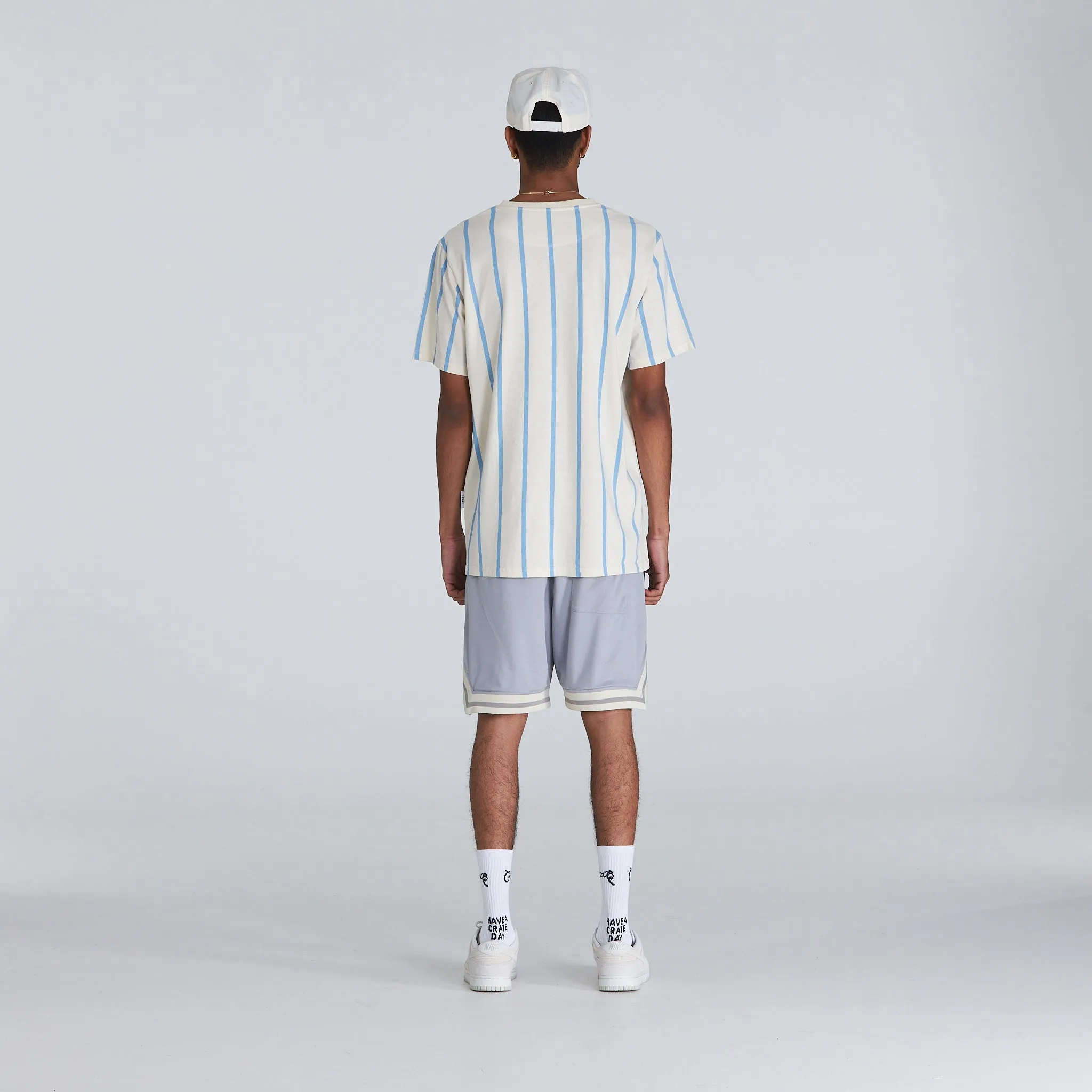 MENS VARSITY STRIPE T-SHIRT