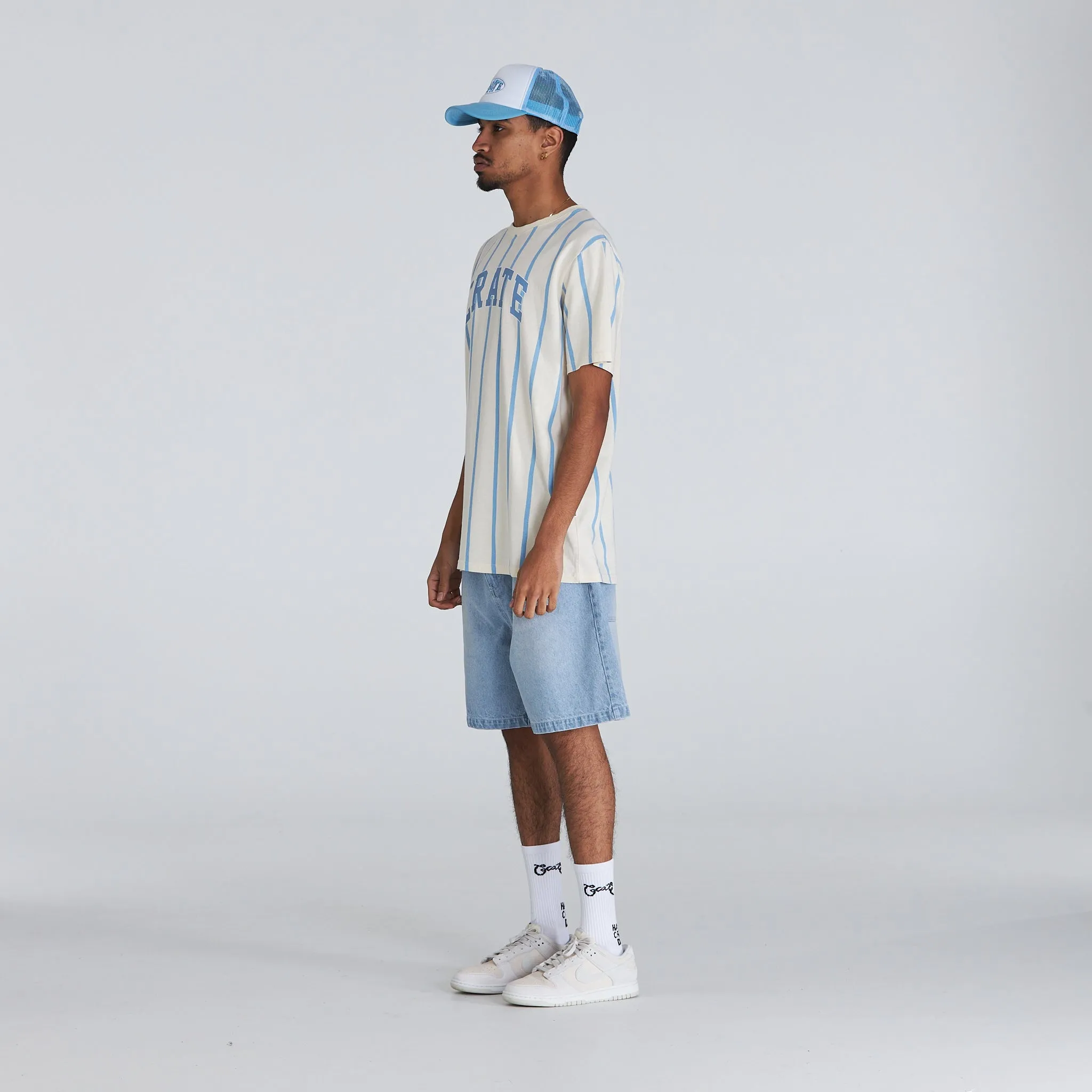 MENS VARSITY STRIPE T-SHIRT