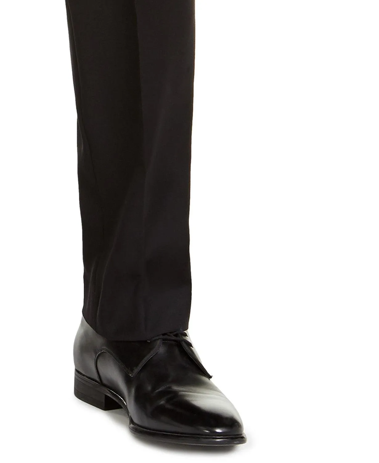 Michael Kors Mens Modern fit Dress Pants 40 / 30 Black Solid Stretch