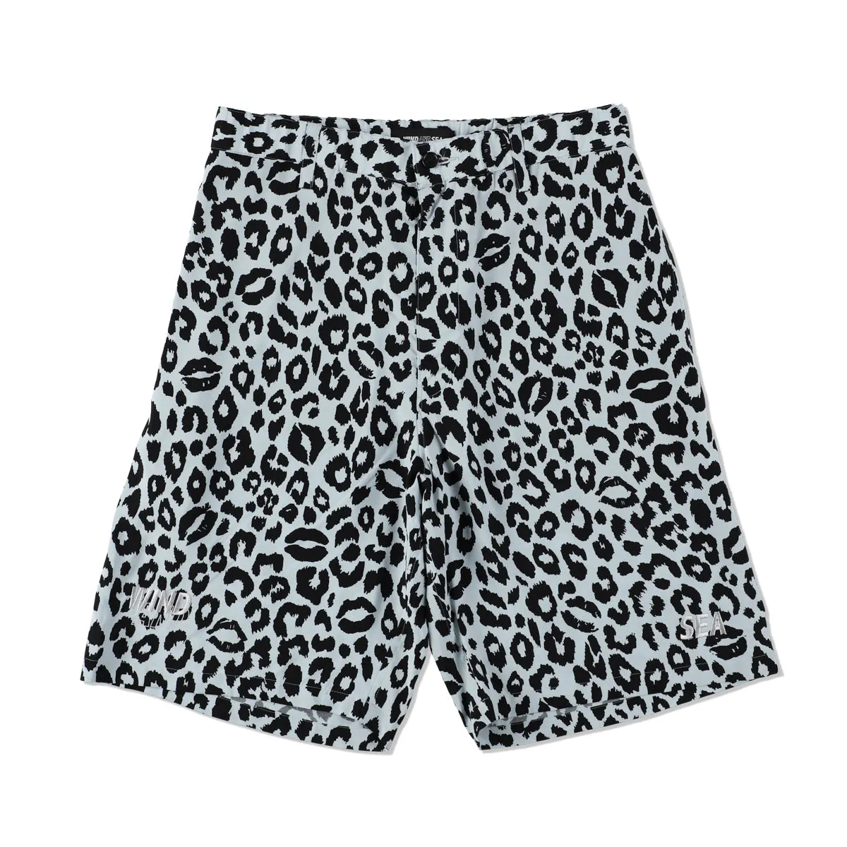 MINEDENIM x WDS Lips Leopard Print Easy Shorts