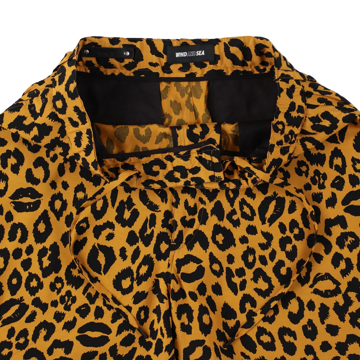 MINEDENIM x WDS Lips Leopard Print Easy Shorts