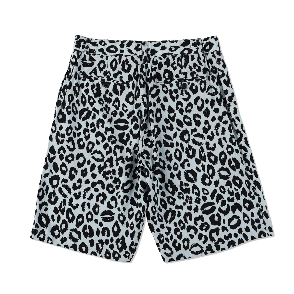 MINEDENIM x WDS Lips Leopard Print Easy Shorts