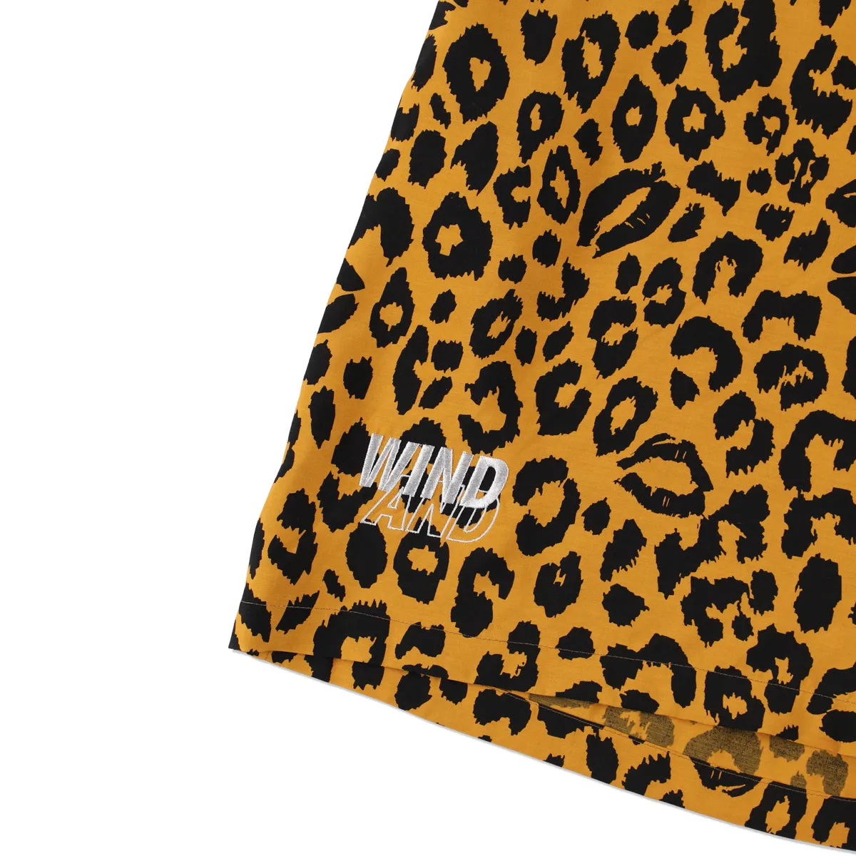 MINEDENIM x WDS Lips Leopard Print Easy Shorts