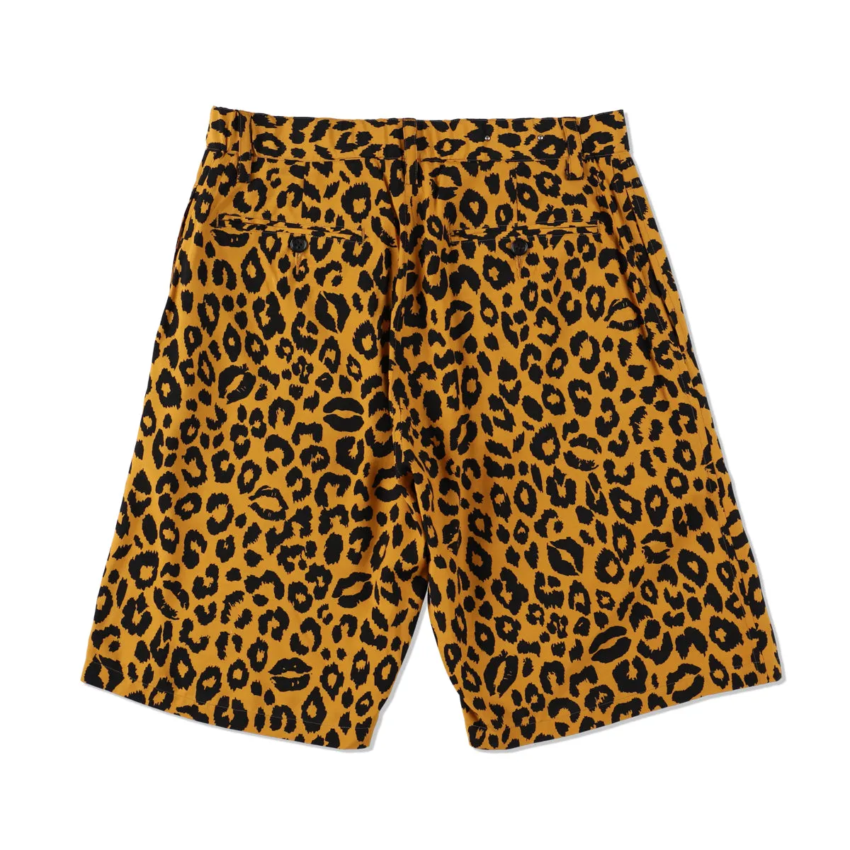 MINEDENIM x WDS Lips Leopard Print Easy Shorts