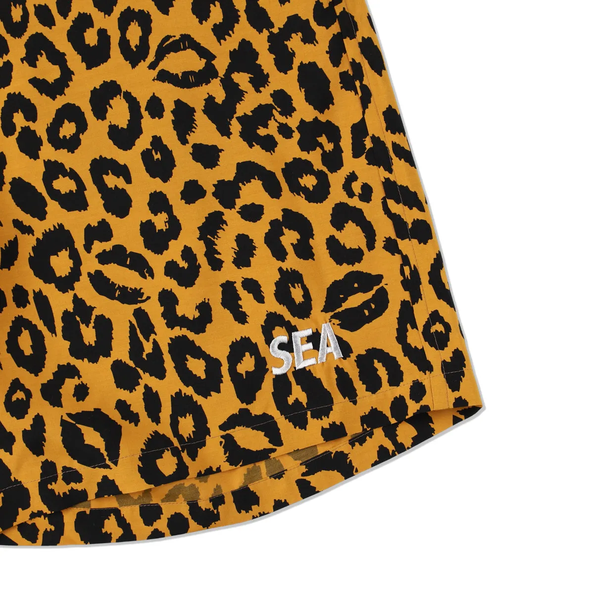 MINEDENIM x WDS Lips Leopard Print Easy Shorts