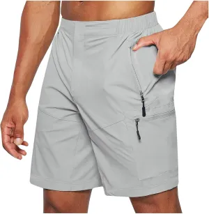 Muscularfit 5 Inch Inseam Shorts Men 2023 Lightweight Athletic Gym Sport Shorts Zipper Pocket Slim Fit Fitness Workout Shorts