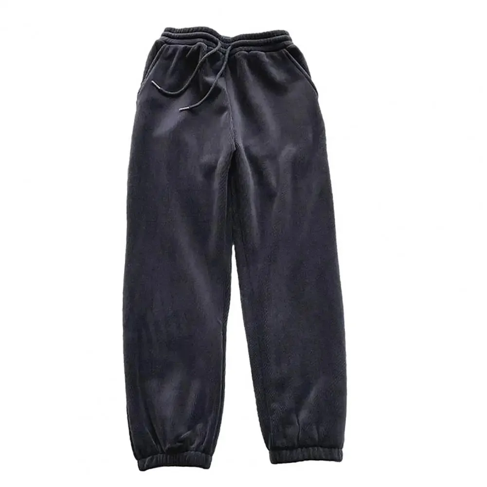 Pants Soft Loose-fit Jogging Sweatpants with Elastic Waist
