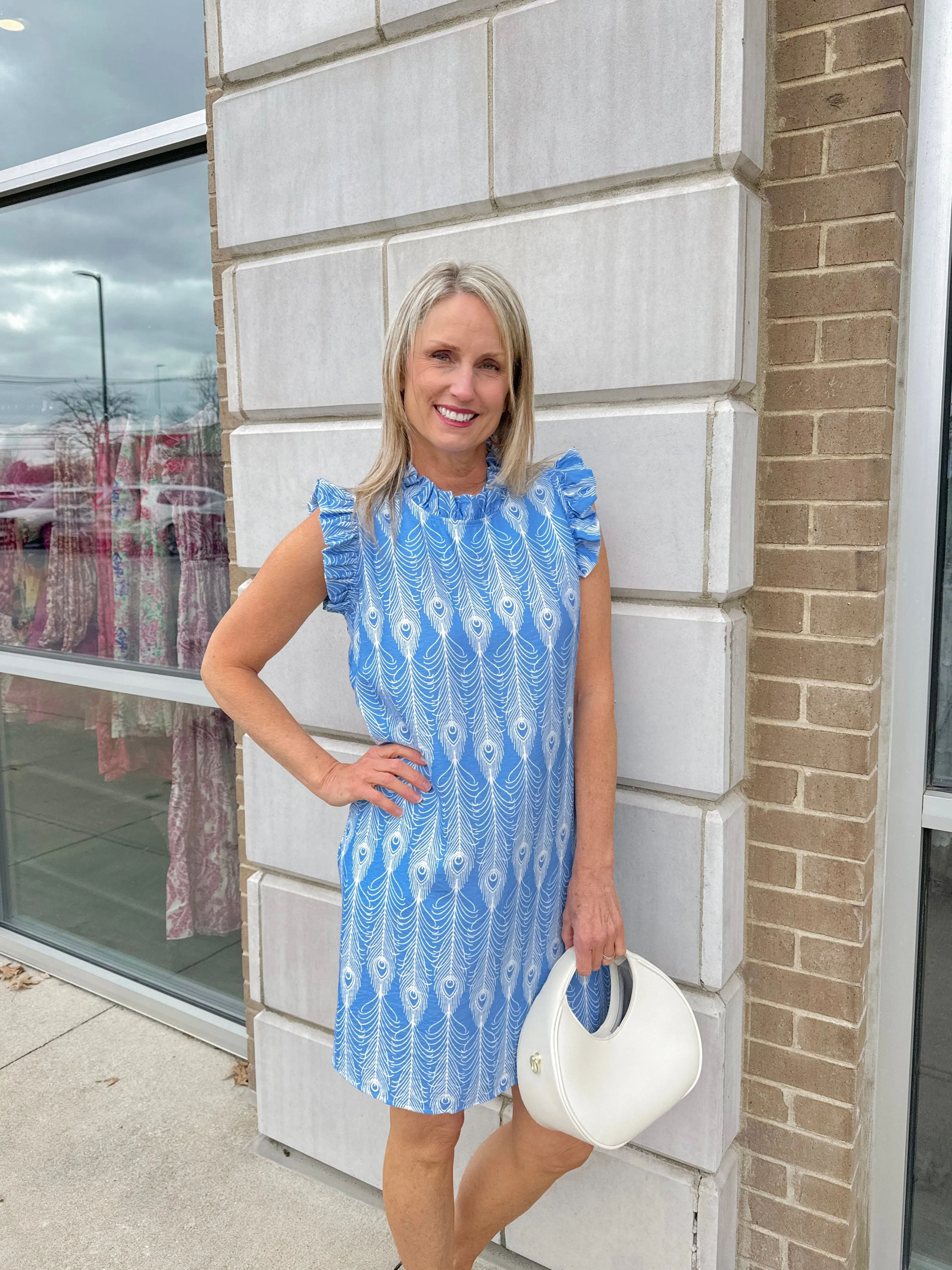 Peacock Palm Dress
