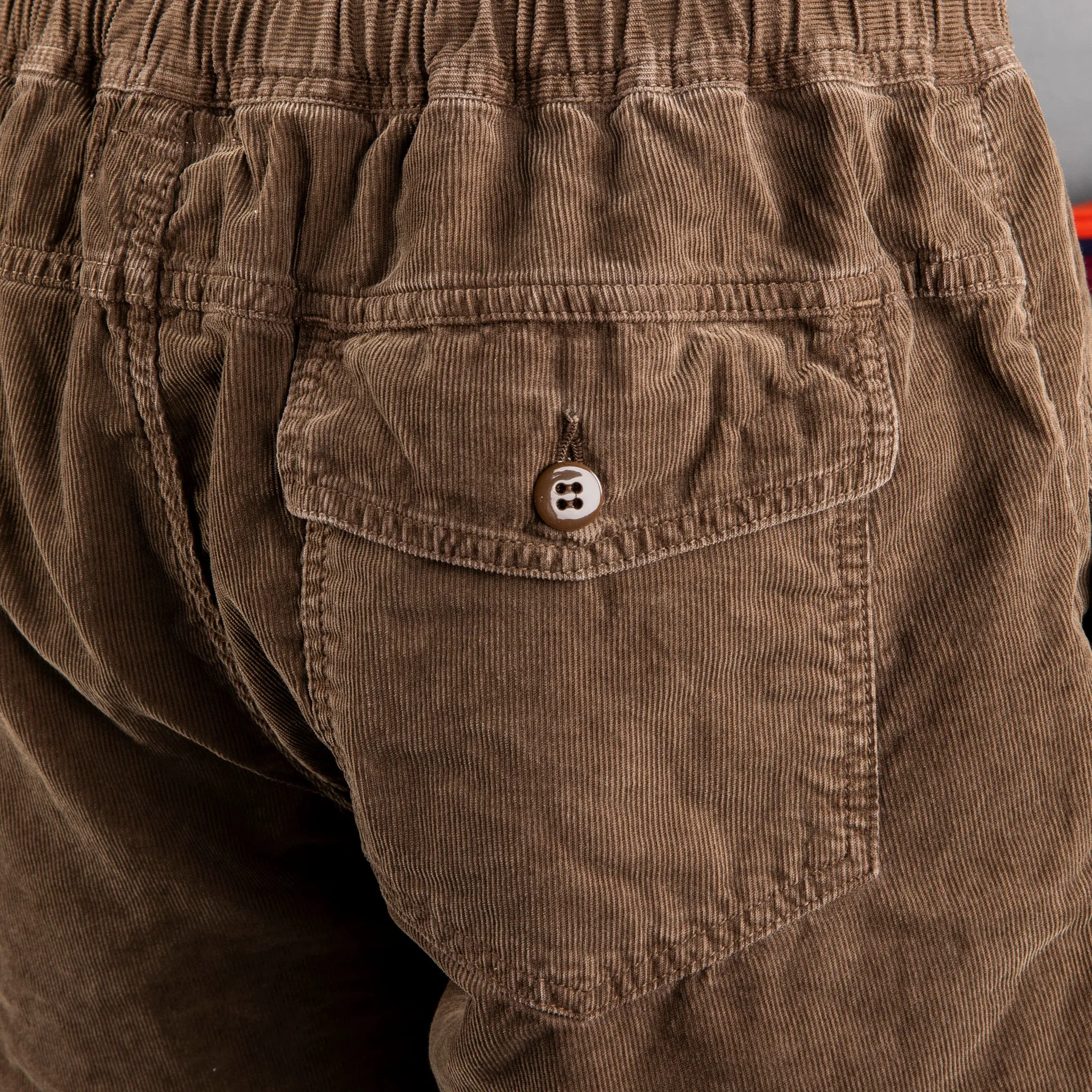 Remi Relief Corduroy Easy Shorts Brown