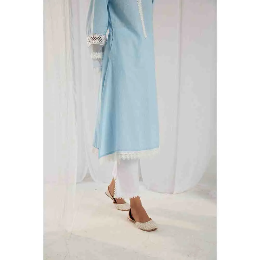 Roze Estelle White Pant