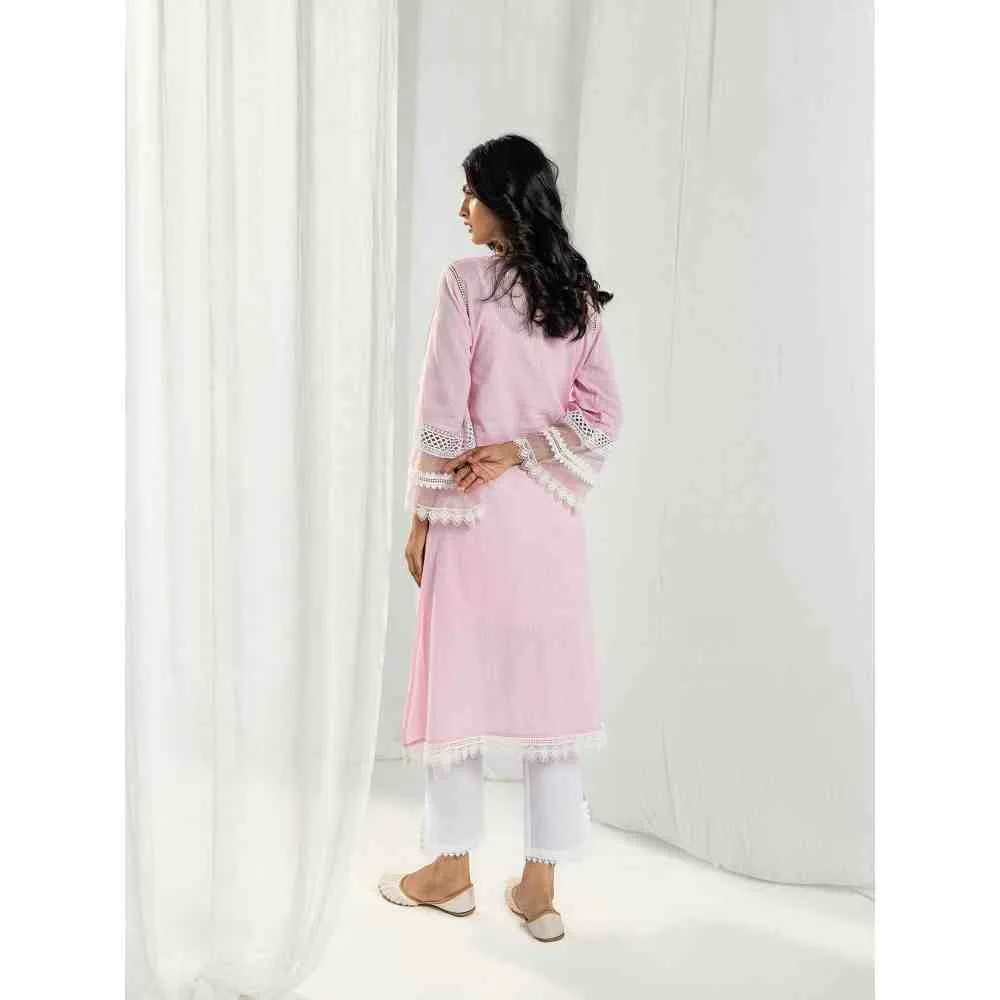 Roze Estelle White Pant