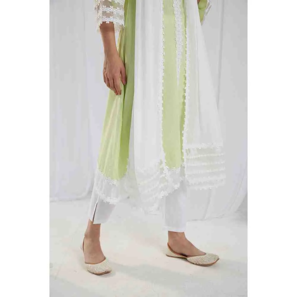Roze Fiona White Pant