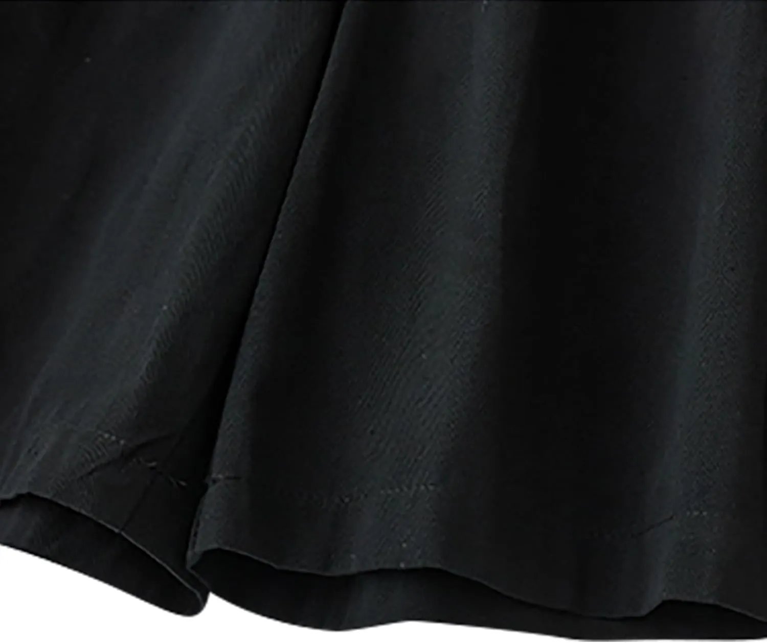 Shorts for Women High Waisted Dressy Casual Cotton Comfy Elastic Wasited Pleated Summer Lounge Shorts with Pocket