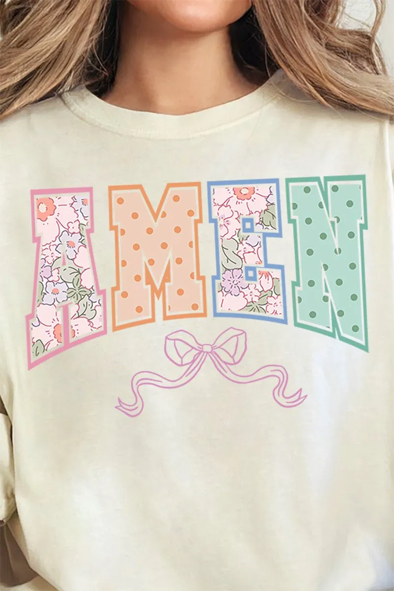 Springtime Amen Comfort Colors Adult Ring-Spun Cotton Tee