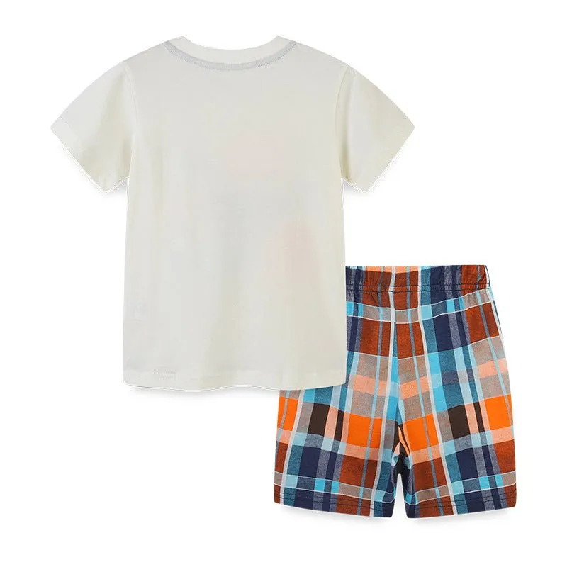 Toddler/Kid Boy's Sea Animals T-shirt and Shorts Set