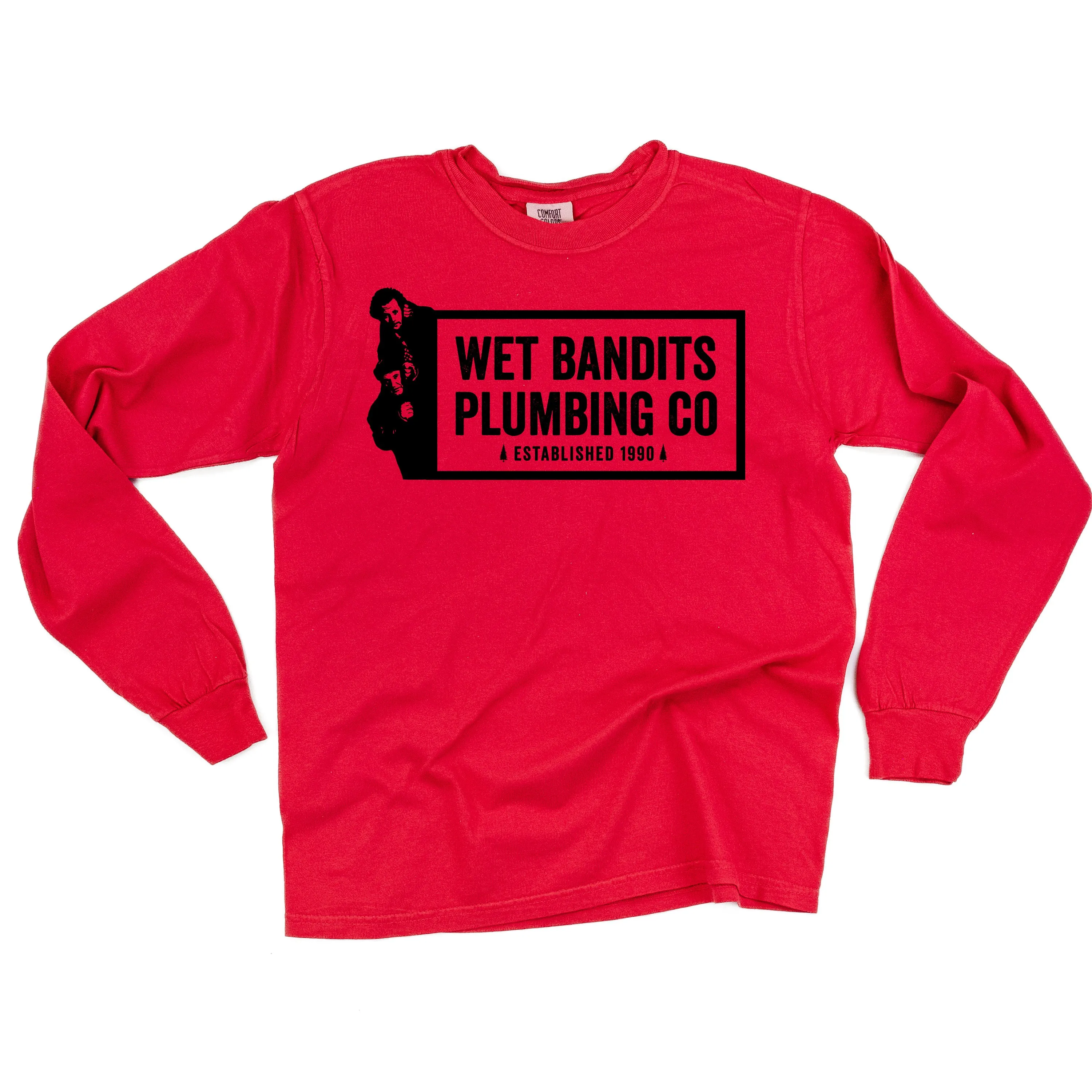 Wet Bandits Plumbing Co. - LONG SLEEVE Comfort Colors Tee