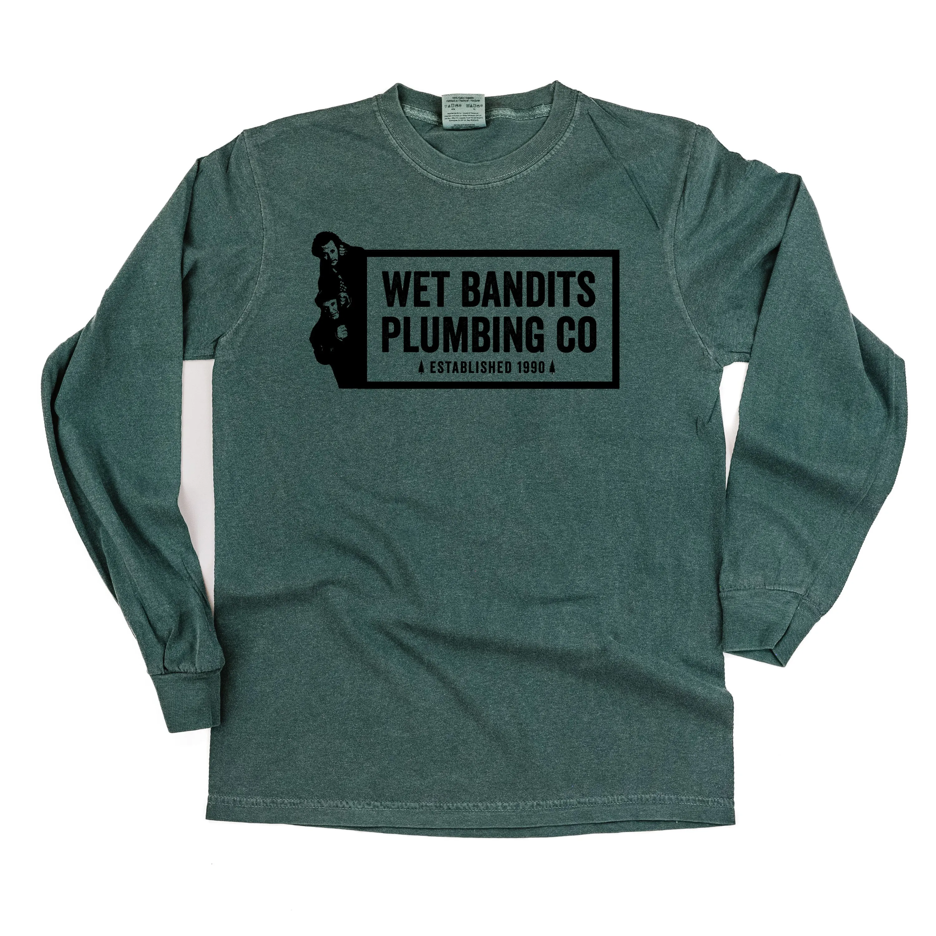 Wet Bandits Plumbing Co. - LONG SLEEVE Comfort Colors Tee