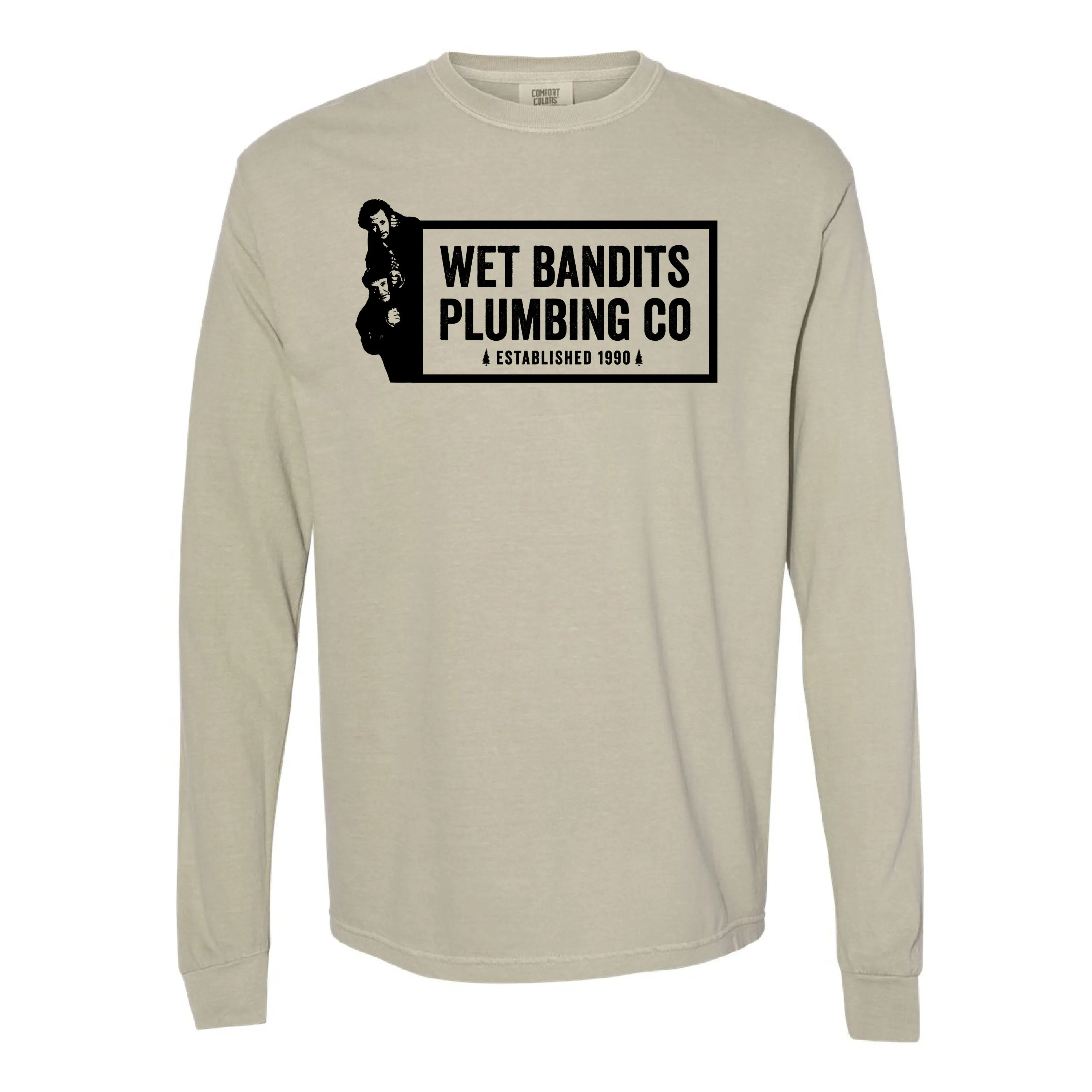 Wet Bandits Plumbing Co. - LONG SLEEVE Comfort Colors Tee
