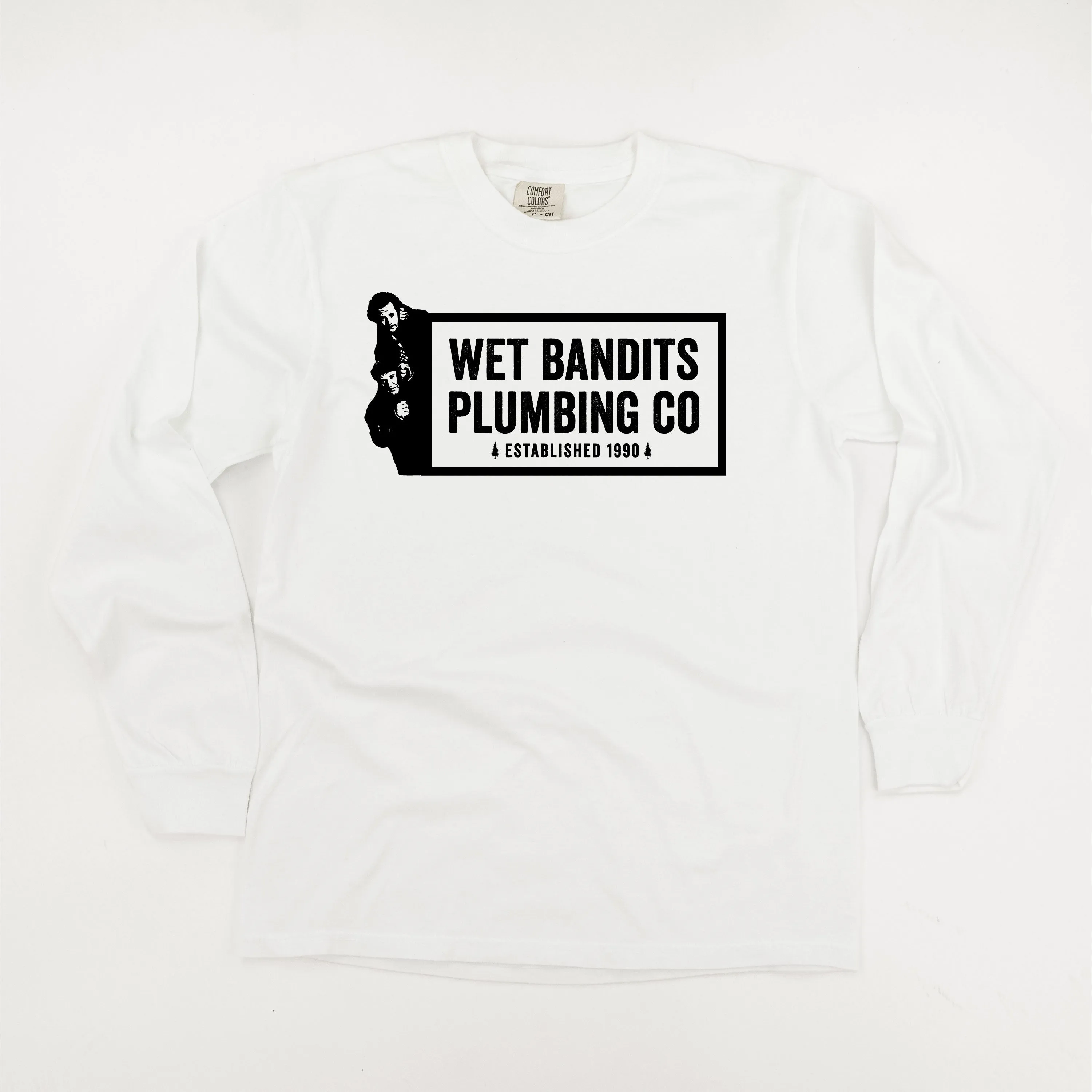 Wet Bandits Plumbing Co. - LONG SLEEVE Comfort Colors Tee